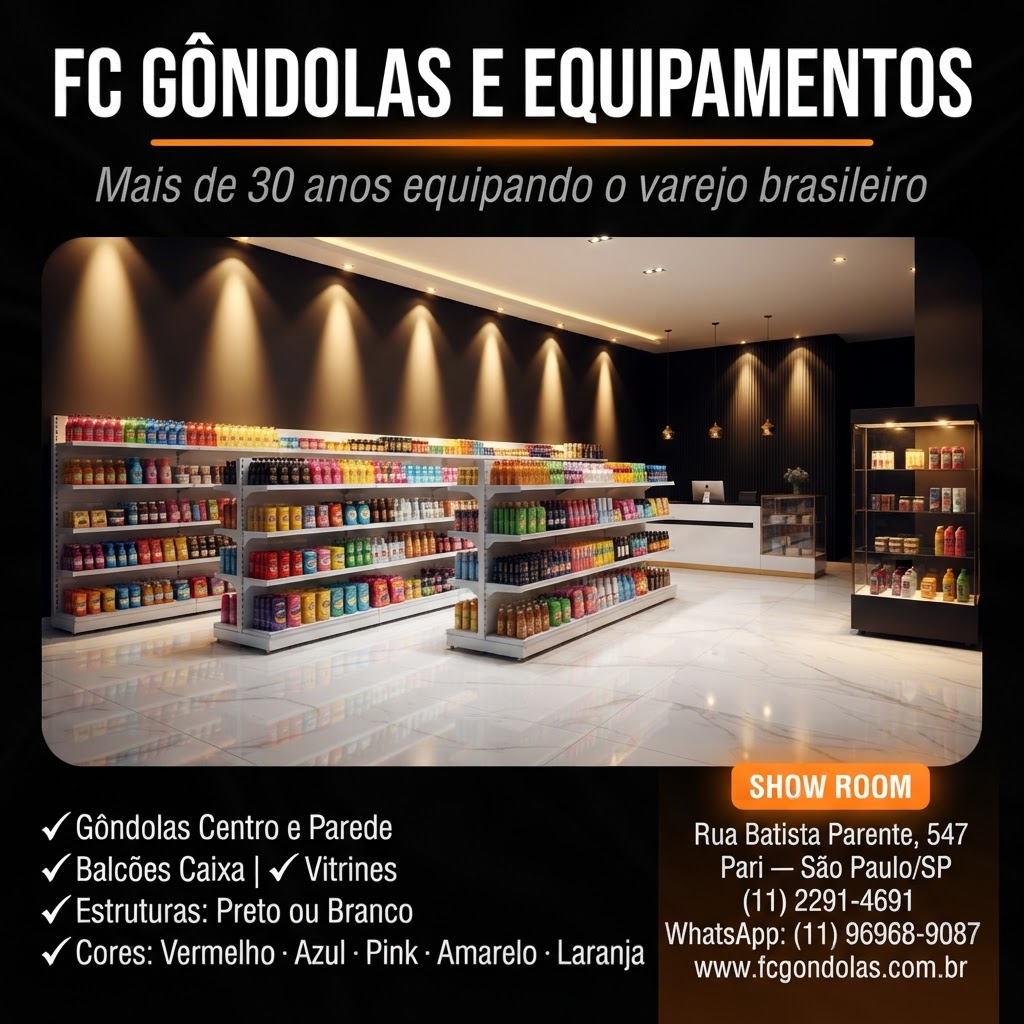 FC Gondolas e Equipamentos  equipando o varejo brasileiro 